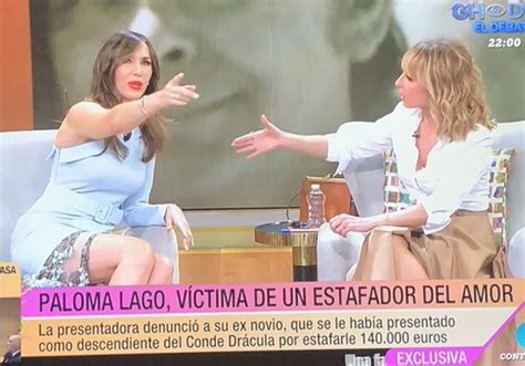 paloma lago y emma garcia|Paloma Lago carga contra Fiesta y asegura que el。